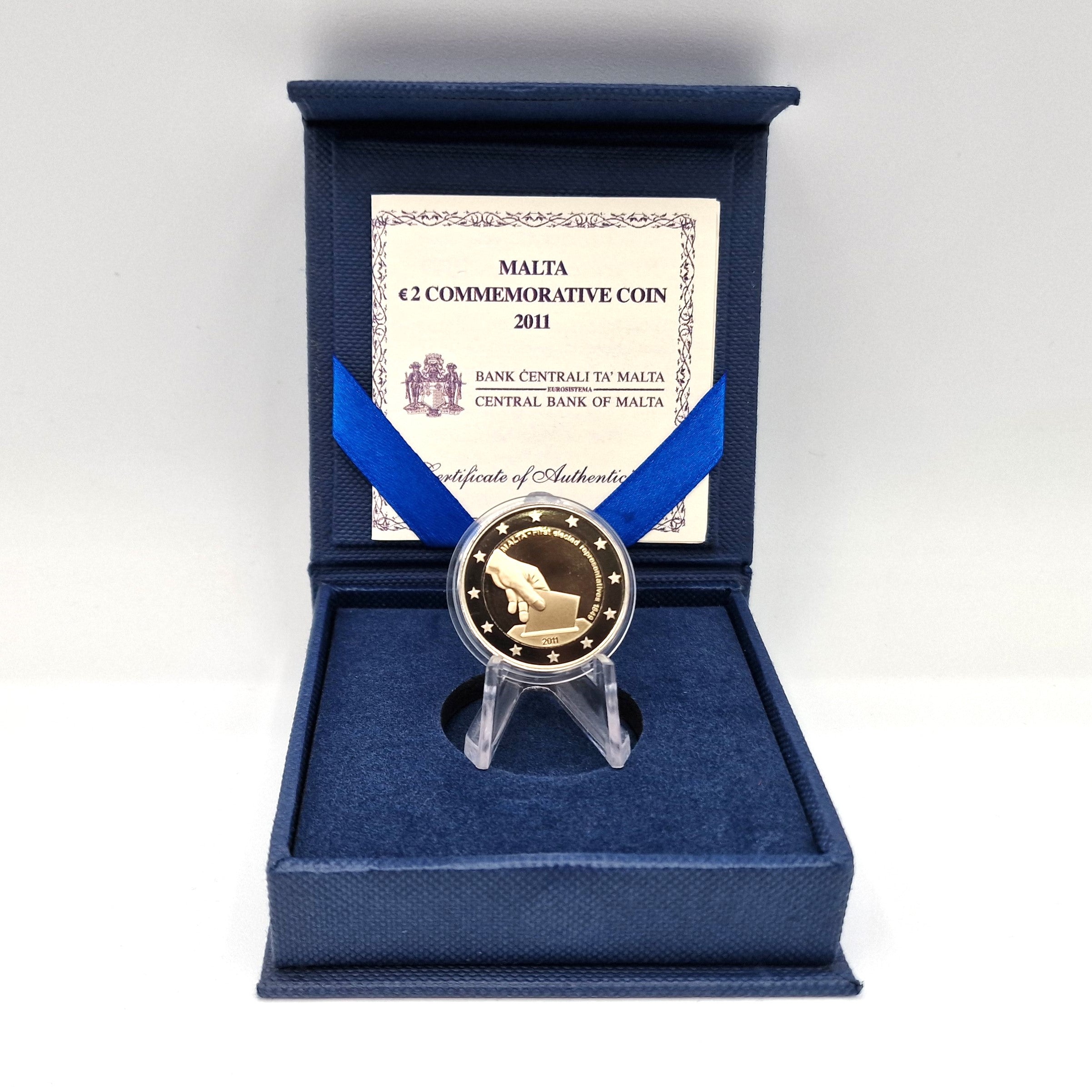 2011 História Constitucional - 2€ Malta Proof